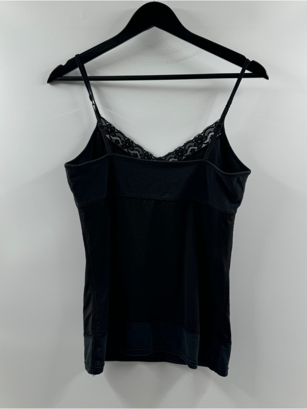 Two Tone Black Tank Camisole – Y2K Layering Staple - Picture 5 of 8